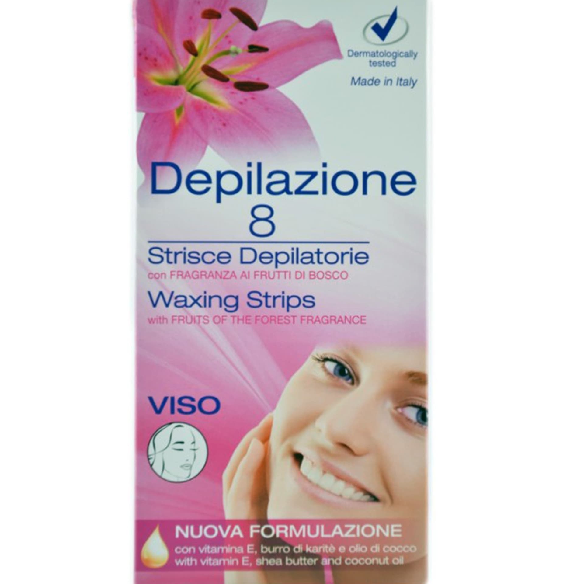 8 STRISCE DEPILATORIE PER VISO PRONTE ALL'USO CERETTA PER DONNA E UOMO UNISEX - 4