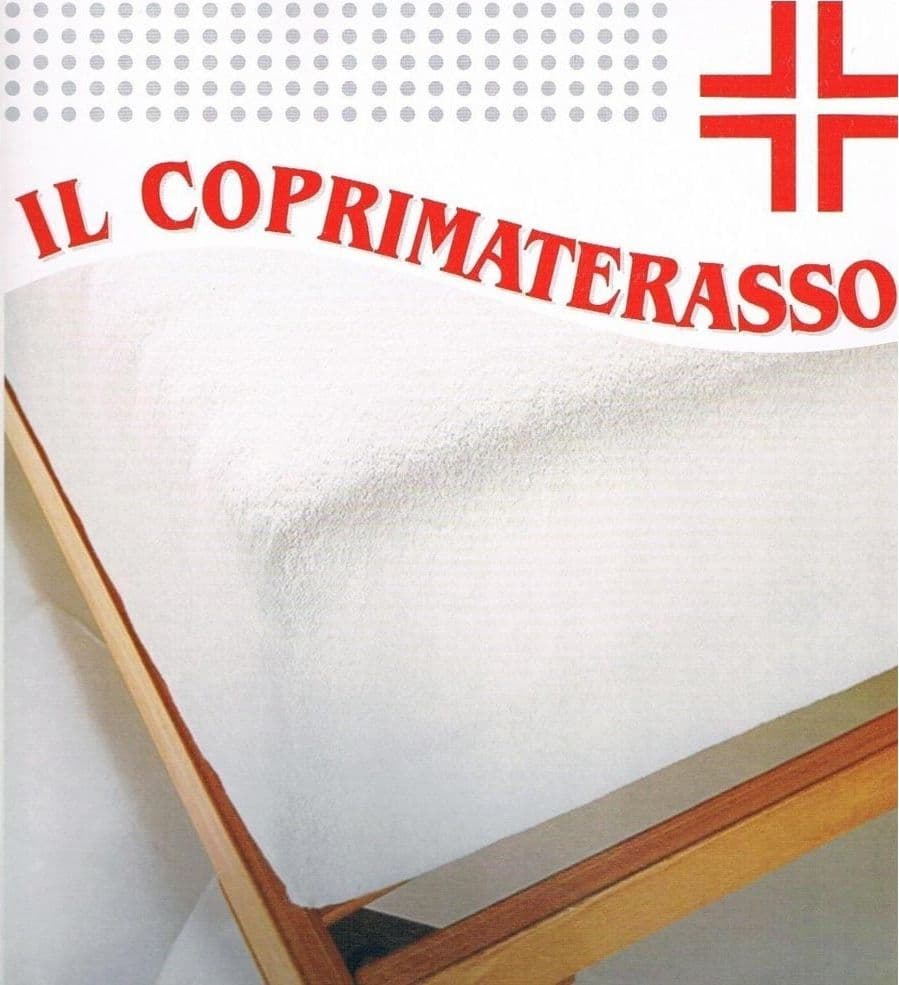COPRIMATERASSO SANITARIO IMPERMEABILE 1 PIAZZA CON ANGOLI ELASTICI 90X195CM - 2