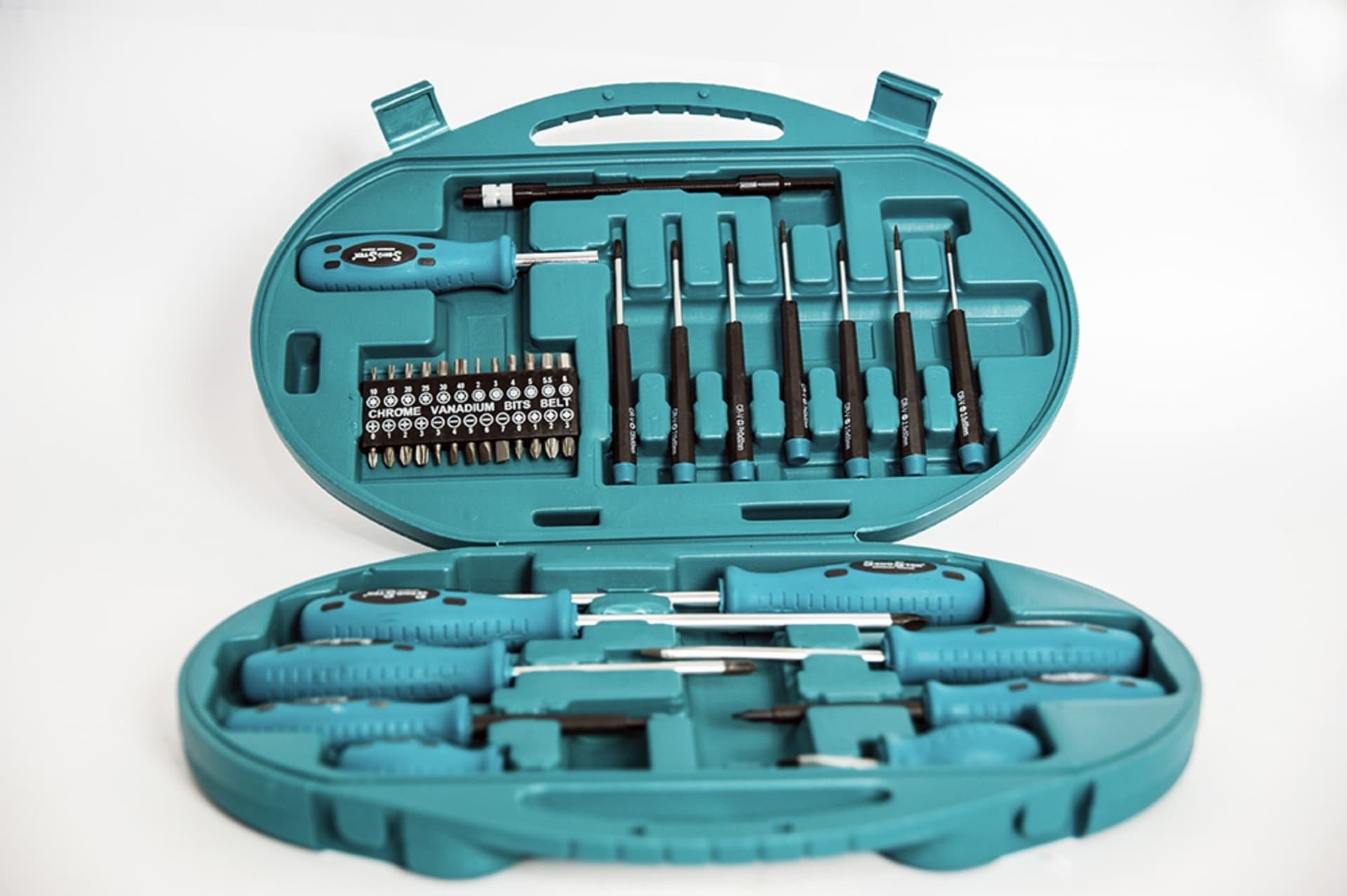 SET CACCIAVITI E PUNTE KIT 42 PEZZI CHROME VANADIUM CON CACCIAVITE DI PRECISIONE - 5