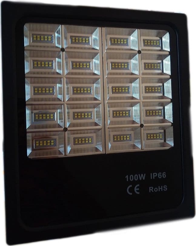 FARO FARETTO SLIM LED LUCE BIANCA 100WATT IP66 100 WATT LED SMD - 5