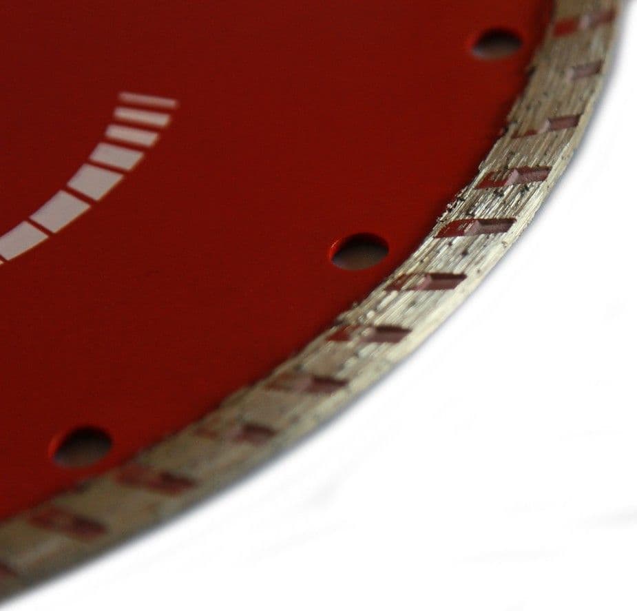 DISCO DIAMANTATO PER SMERIGLIATRICE 230 MM Ø23 cm FLEX MOLA TURBO 6600RPM - 3
