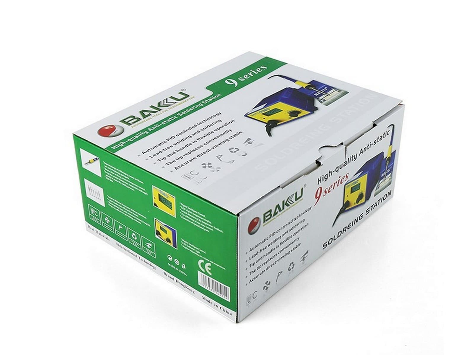 STAZIONE SALDANTE SALDATURA A STAGNO ANALOGICA 50W 220V SALDATORE 200°C-480°C - 4