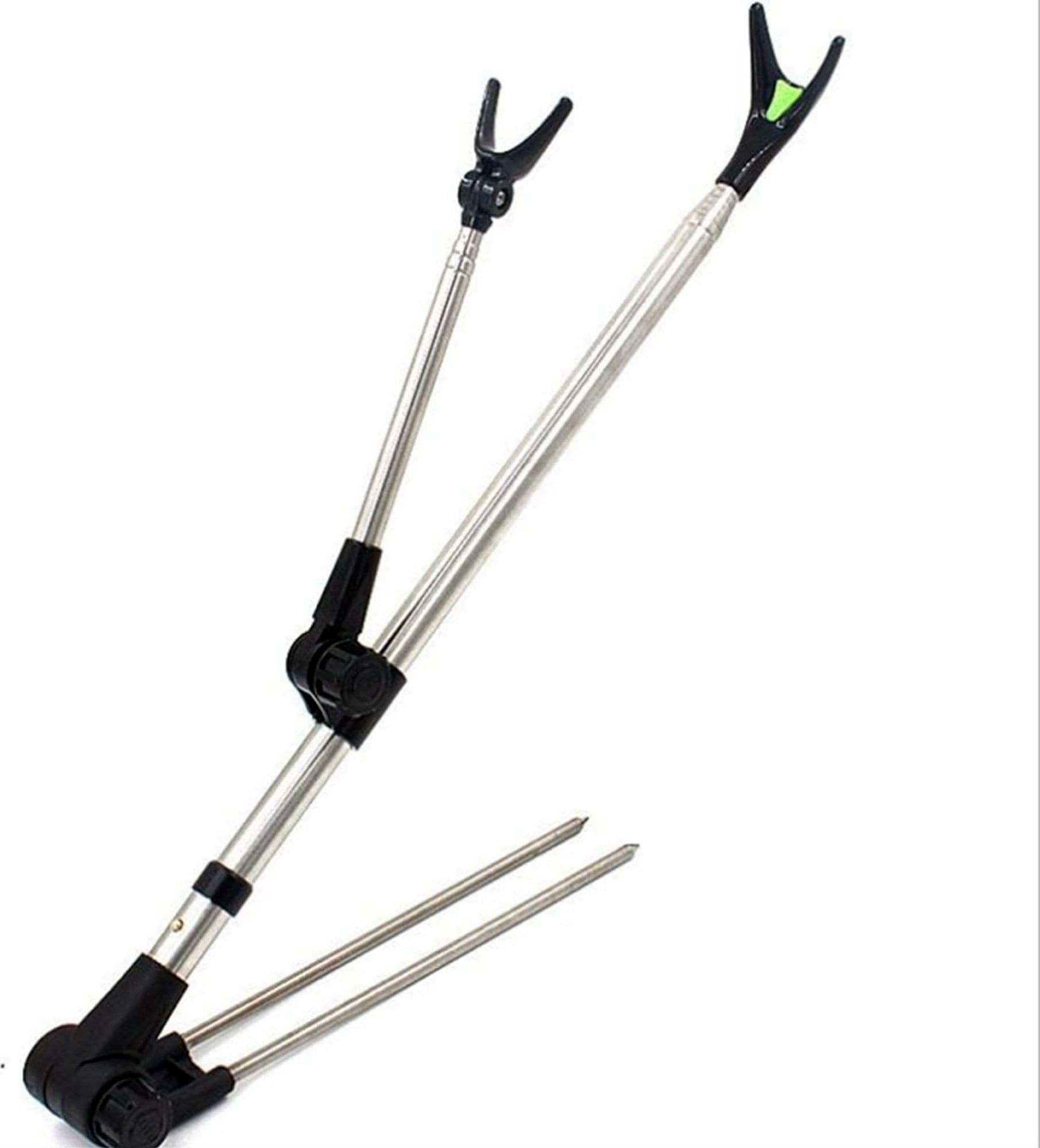 SUPPORTO CANNA DA PESCA TELESCOPICO ANGOLO REGOLABILE ALLUMINIO LEGGERO APPOGGIO