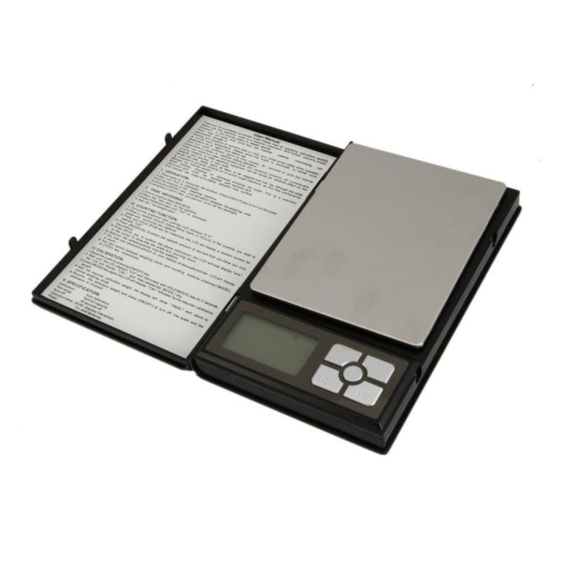 BILANCIA ELETTRONICA PIEGHEVOLE NOTEBOOK 11085 500g x 0.1g TASCABILE 90x115MM - 2