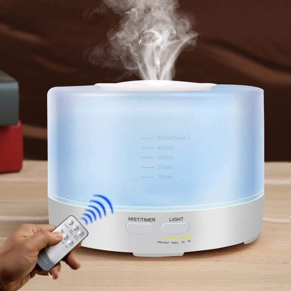 DIFFUSORE AROMI 4IN1 UMIDIFICATORE BIANCO AMBIENTE RGB AROMATERAPIA ULTRASUONI - 6
