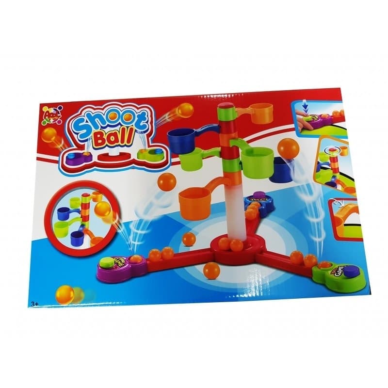 SET SHOOT BALL SHOOTER LANCIA 12 PALLINE GIOCO MIRA PRECISIONE ABILITA' SPORTIVO - 2
