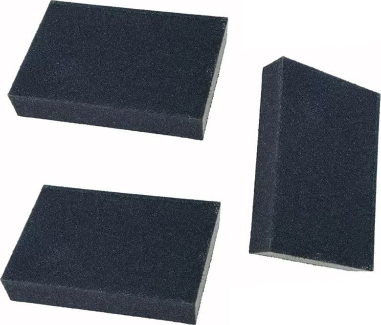SET 3 SPUGNA ABRASIVA SPUGNETTE MULTIUSO 10x7x2.5 CM PER TUTTE LE SUPERFICI