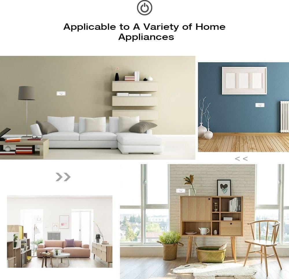 INTERRUTTORE RICEVITORE 10A WIFI ANDROID ON OFF SMARTPHONE SMART HOME CELLULARE - 9