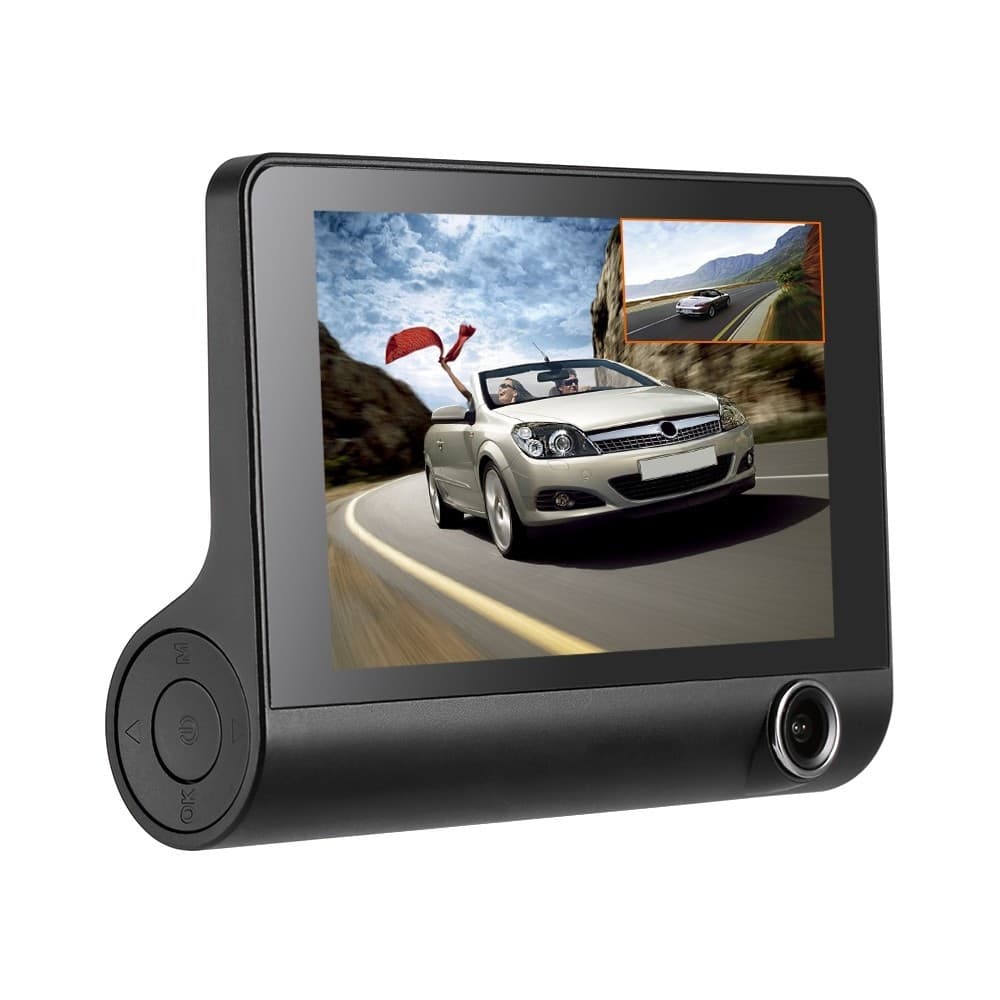 MINI DVR AUTO FULL HD 1080P CAMERA MONITOR LCD 4" ANTERIORE POSTERIORE INTERNA - 16