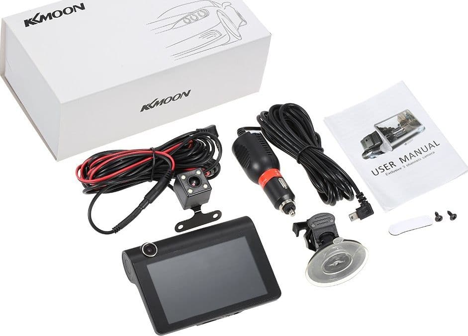 MINI DVR AUTO FULL HD 1080P CAMERA MONITOR LCD 4" ANTERIORE POSTERIORE INTERNA - 18