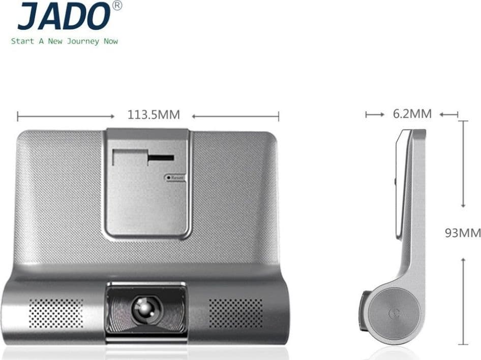 MINI DVR AUTO FULL HD 1080P CAMERA MONITOR LCD 4" ANTERIORE POSTERIORE INTERNA - 3
