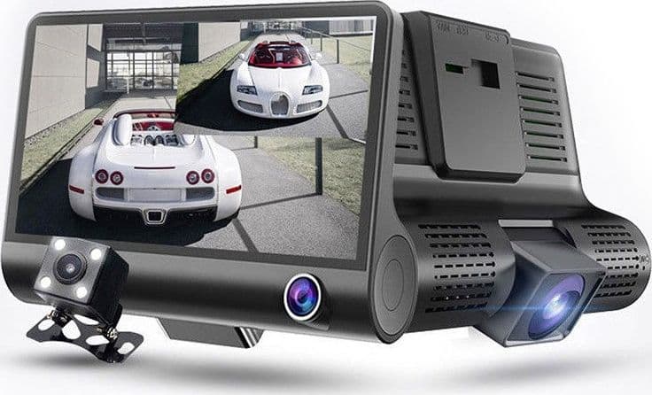 MINI DVR AUTO FULL HD 1080P CAMERA MONITOR LCD 4" ANTERIORE POSTERIORE INTERNA - 8