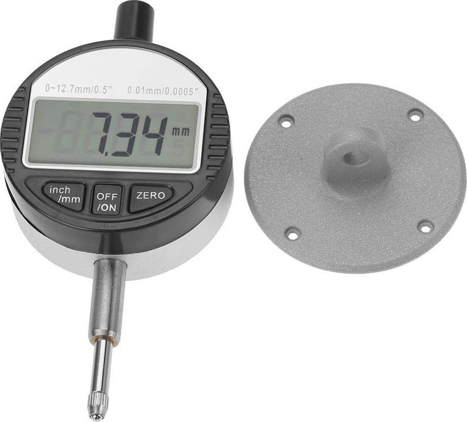 COMPARATORE CENTESIMALE DIGITALE CON DISPLAY 0-12,7MM/0,5" TORNIO  0,01MM/0,005" - 2