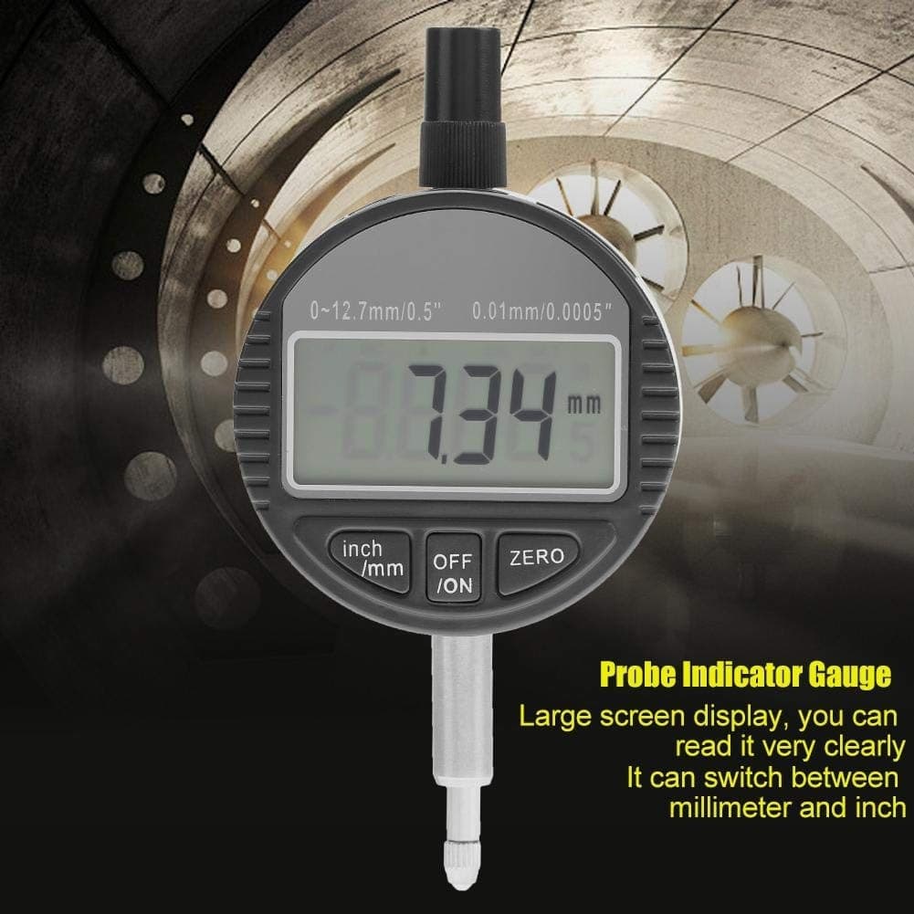 COMPARATORE CENTESIMALE DIGITALE CON DISPLAY 0-12,7MM/0,5" TORNIO  0,01MM/0,005" - 7