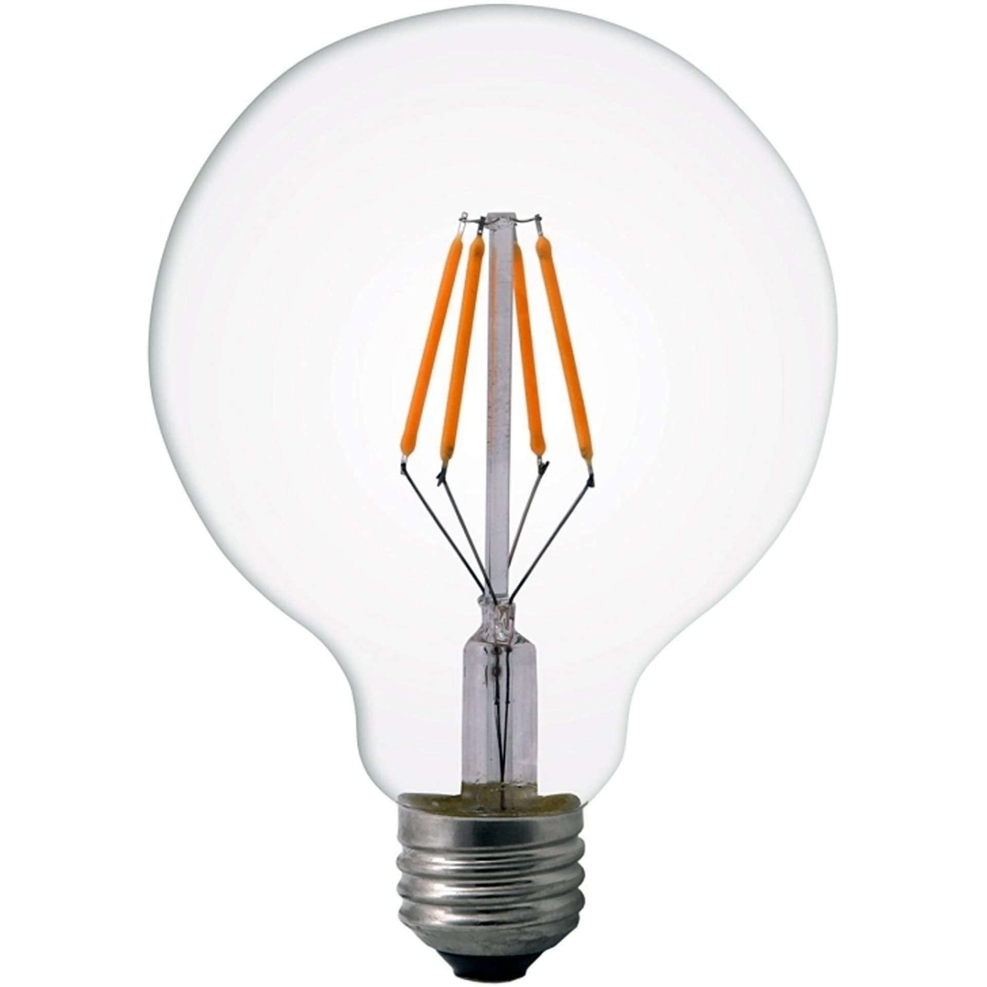 LAMPADINA E25 GLOBO TONDA LED 8W LAMPADA DAYLIGHT 800lm CLASSE ENERGETICA A LUCE - 2