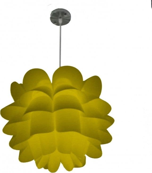 LAMPADARIO LAMPADA A SOSPENSIONE ROTONDO MODERNO EFFETTO ORIGAMI FLOREALE - 5