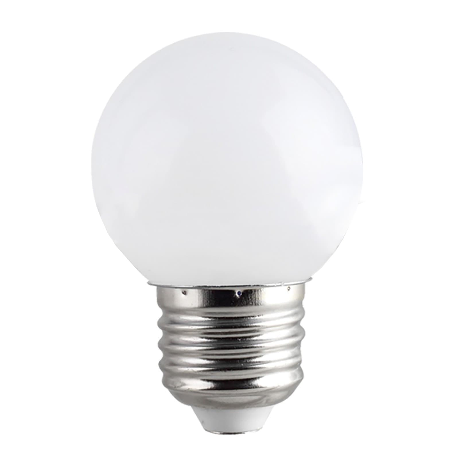 LAMPADINA LED E27 MINI GLOBO 220V COLORE VERDE BLU VIOLA BIANCO CALDO FREDDO 2W - 3