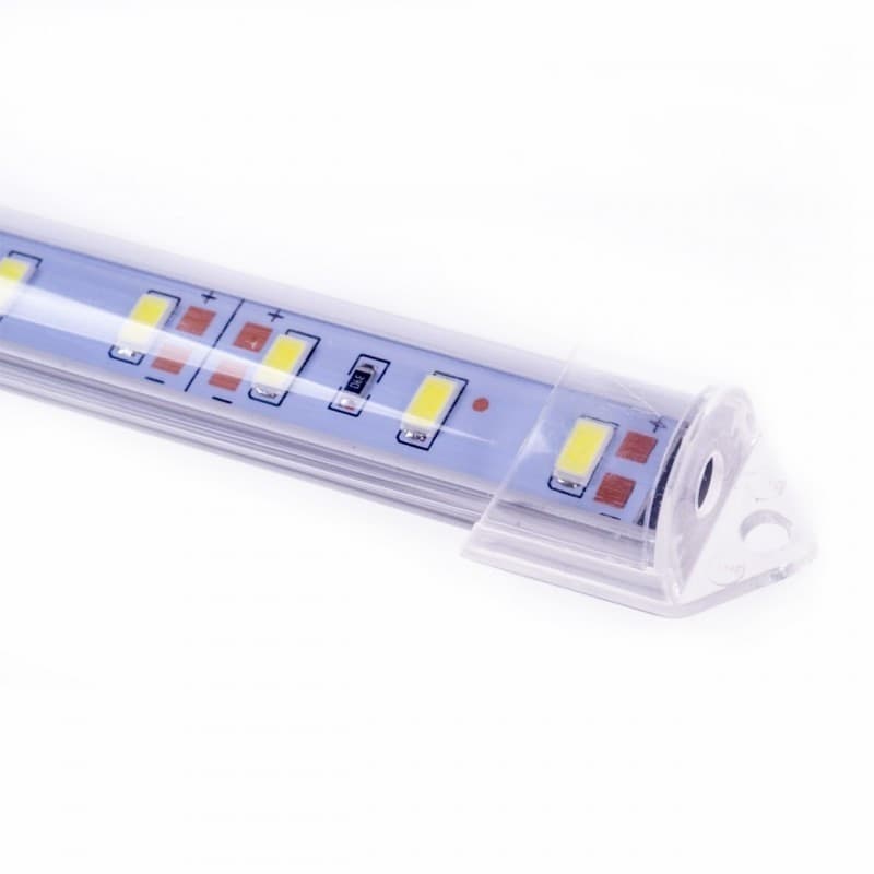 BARRA PROFILO LED 12V 14W LUCE BIANCO FREDDO 6500° K PER AUTO CAMPER MOTO TUNING - 5