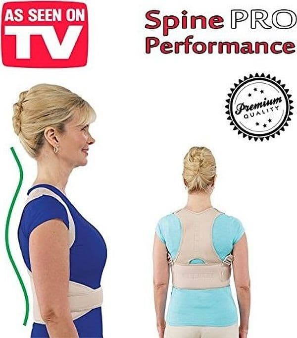 FASCIA POSTURALE SPINE PRO PER DOLORE SCHIENA DORSALI ELASTICA CORRETTA POSTURA - 2