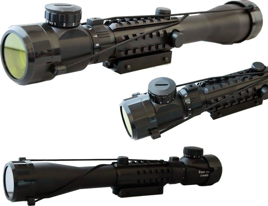 MIRINO OTTICO ANTI RIFLESSO DI PRECISIONE OTTICA PER FUCILE CARABINA 3-9x40 - 2