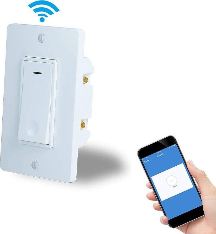 INTERRUTTORE LUCI SMART WIFI COMPATIBILE CON ALEXA GOOGLE IFTTT CONTROLLO VOCALE - 15
