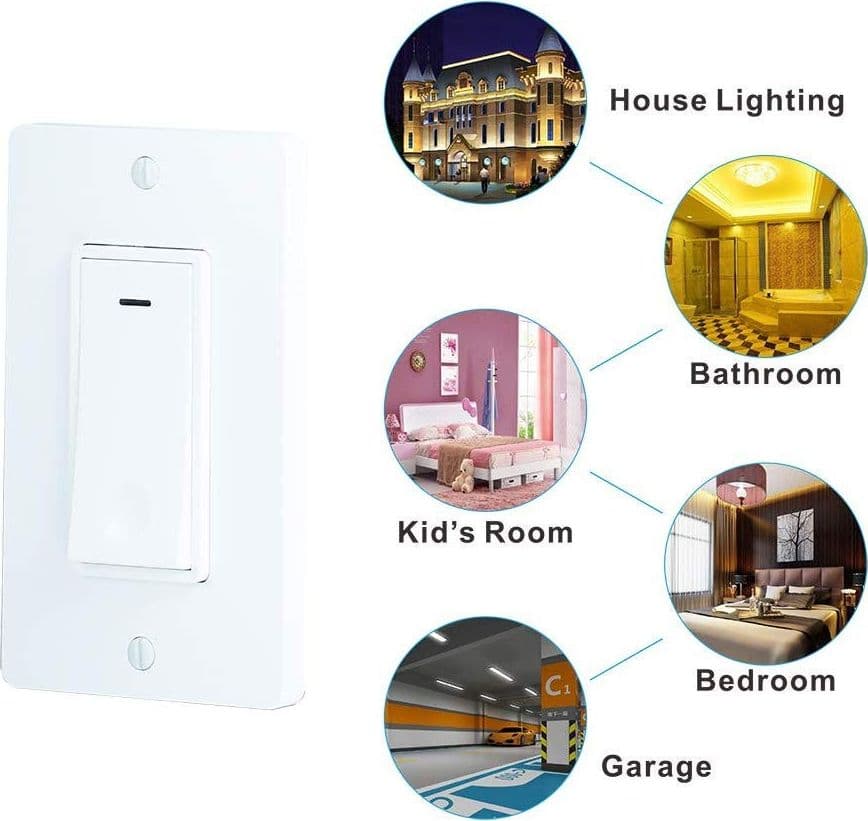 INTERRUTTORE LUCI SMART WIFI COMPATIBILE CON ALEXA GOOGLE IFTTT CONTROLLO VOCALE - 5