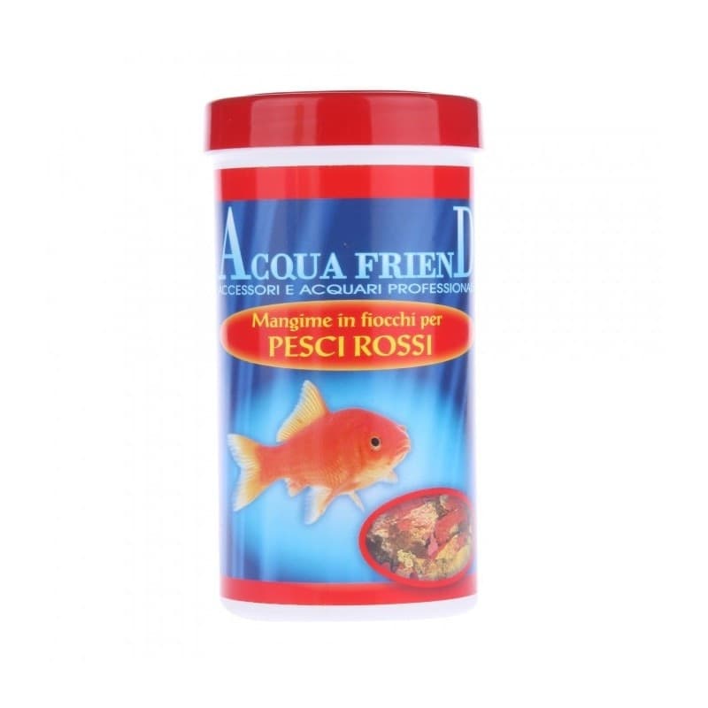 SET 3 CONFEZIONI 250ML/36GR CIASCUNO MANGIME PER PESCI ROSSI ACQUARI IN FIOCCHI CIBO BASE