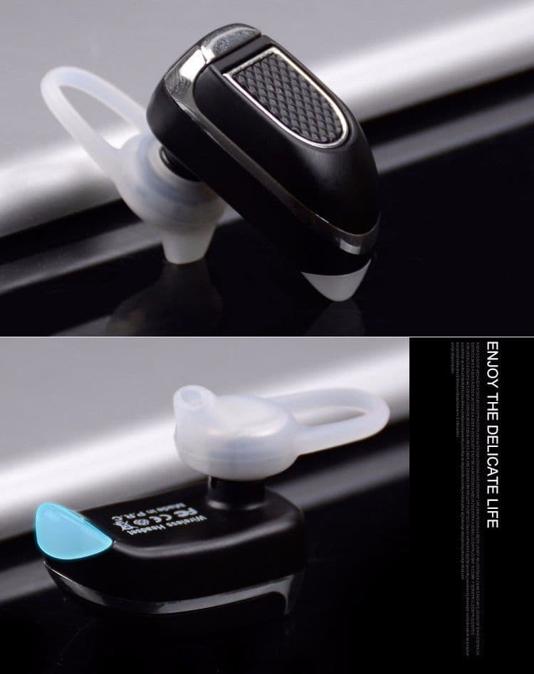 MINI AURICOLARE BLUETOOTH 4.0 VIVACE CUFFIE STEREO WIRELESS SENZA FILI FINEBLUE - 17