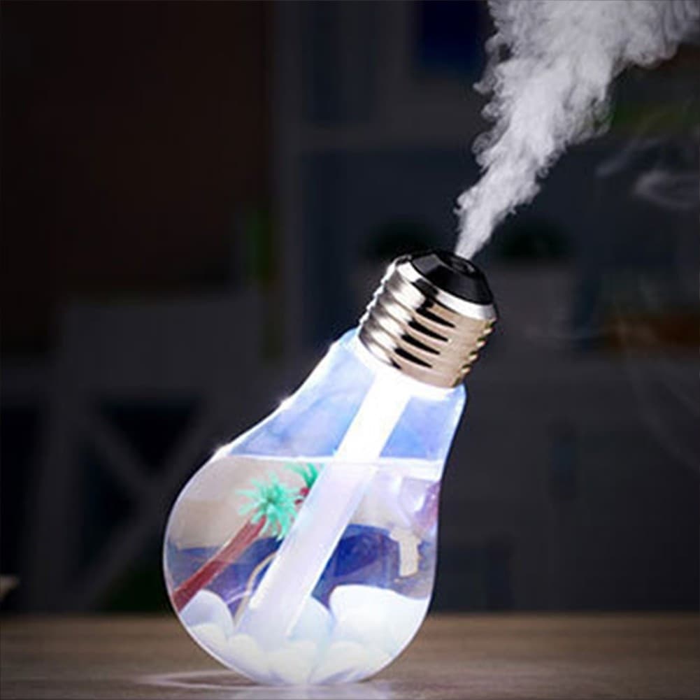 LAMPADINA DIFFUSORE UMIDIFICATORE PER AMBIENTI LED RGB AROMATERAPIA CROMOTERAPIA - 14