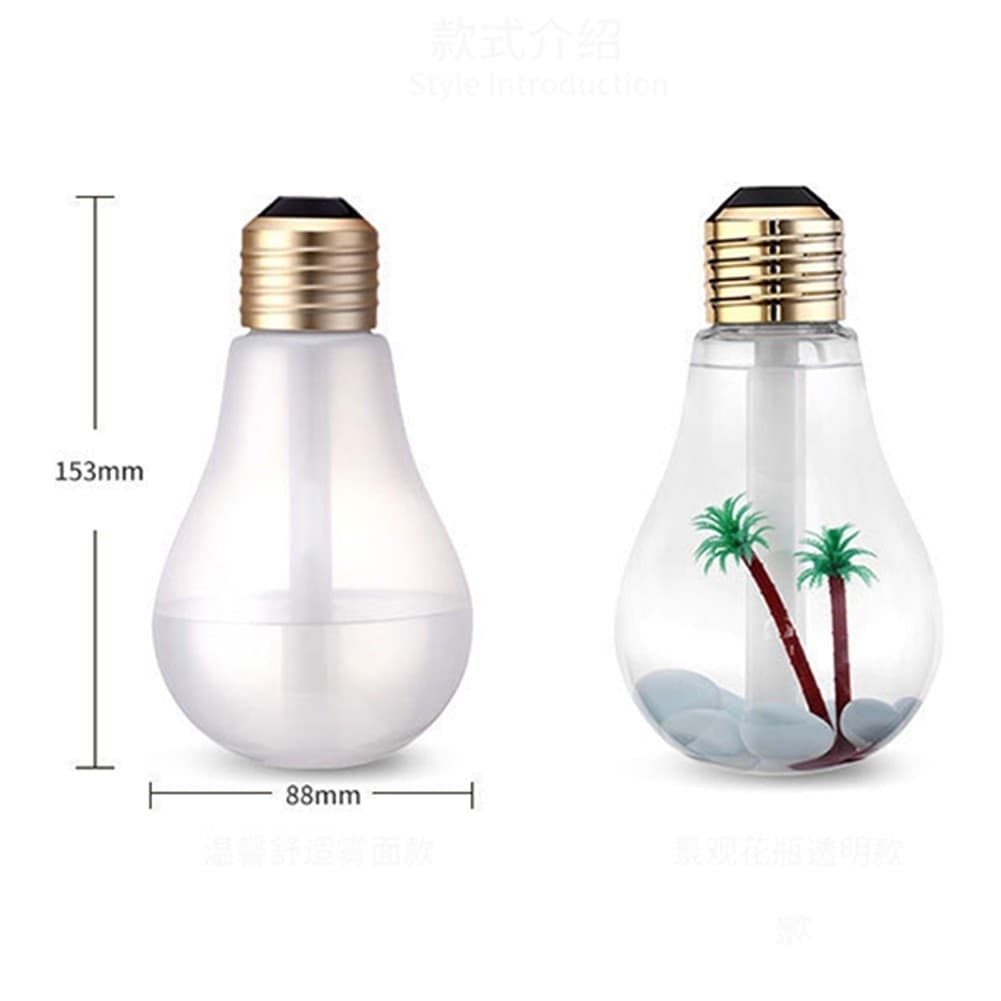 LAMPADINA DIFFUSORE UMIDIFICATORE PER AMBIENTI LED RGB AROMATERAPIA CROMOTERAPIA - 4