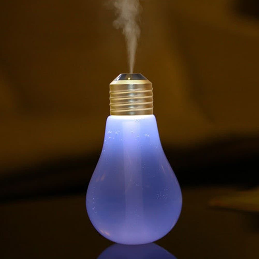 LAMPADINA DIFFUSORE UMIDIFICATORE PER AMBIENTI LED RGB AROMATERAPIA CROMOTERAPIA - 7