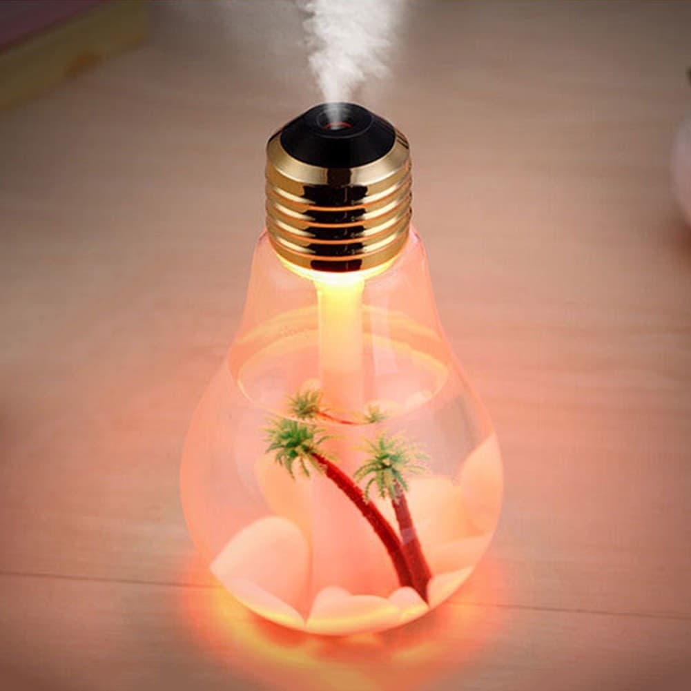 LAMPADINA DIFFUSORE UMIDIFICATORE PER AMBIENTI LED RGB AROMATERAPIA CROMOTERAPIA - 9
