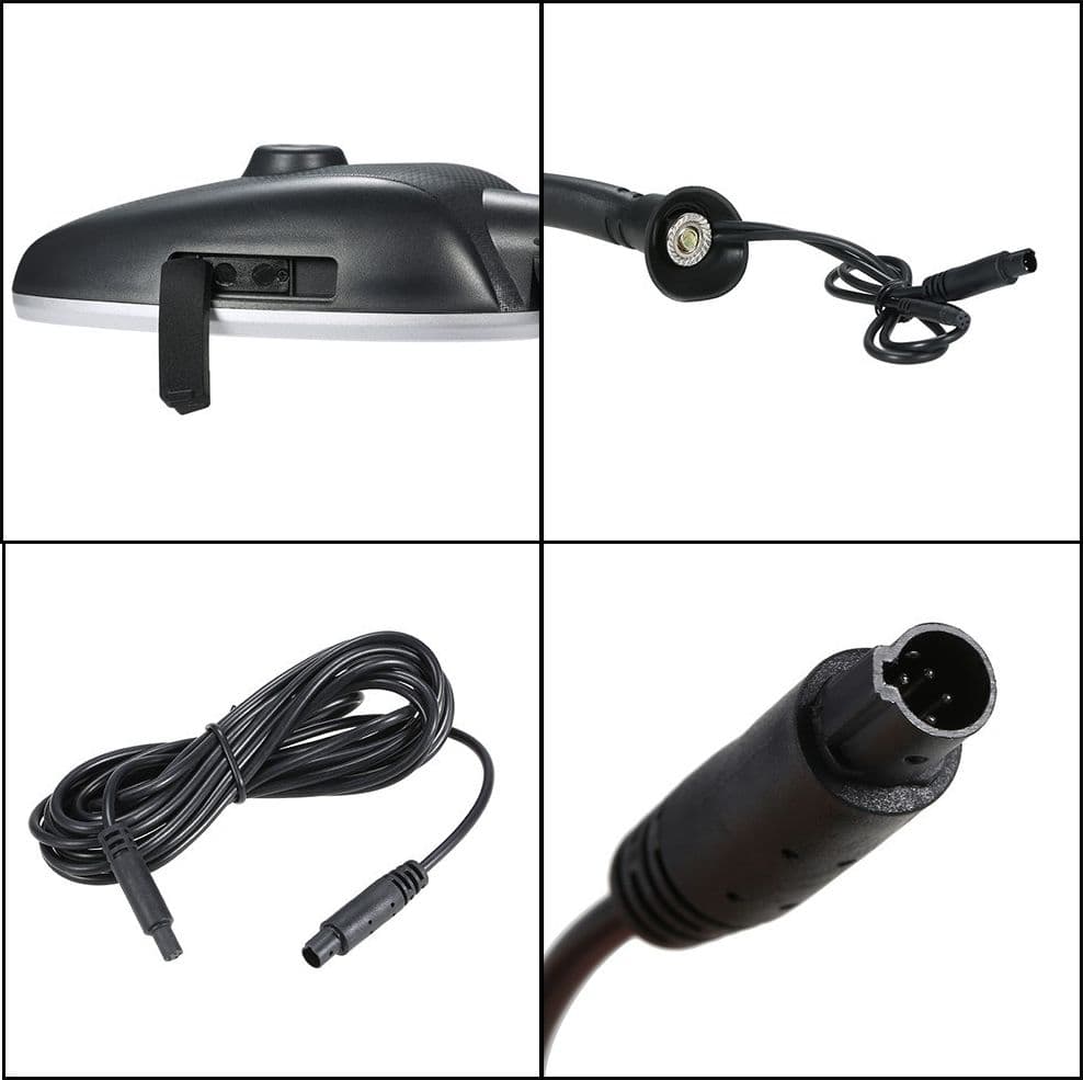 COPPIA SPECCHIETTI MOTO 2.4" DVR CAMERA SPECCHIETTO CAMERA RETROVISORE FRONTALE - 12