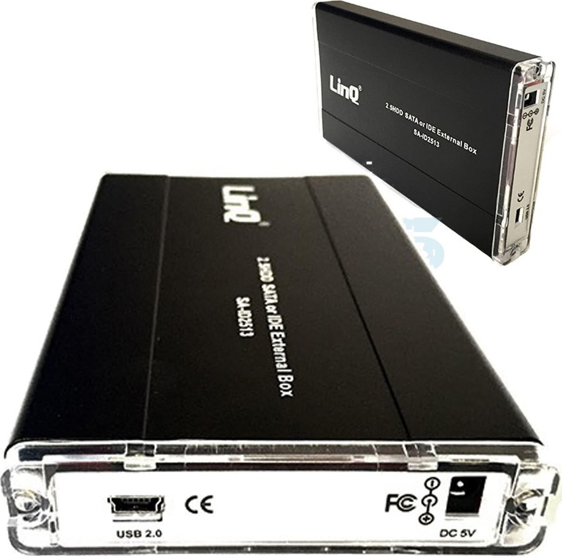 CASE BOX ESTERNO SUPER SLIM PER HARD DISK 2.5" COMBO IDE / SATA USB 2.0 PER PC
