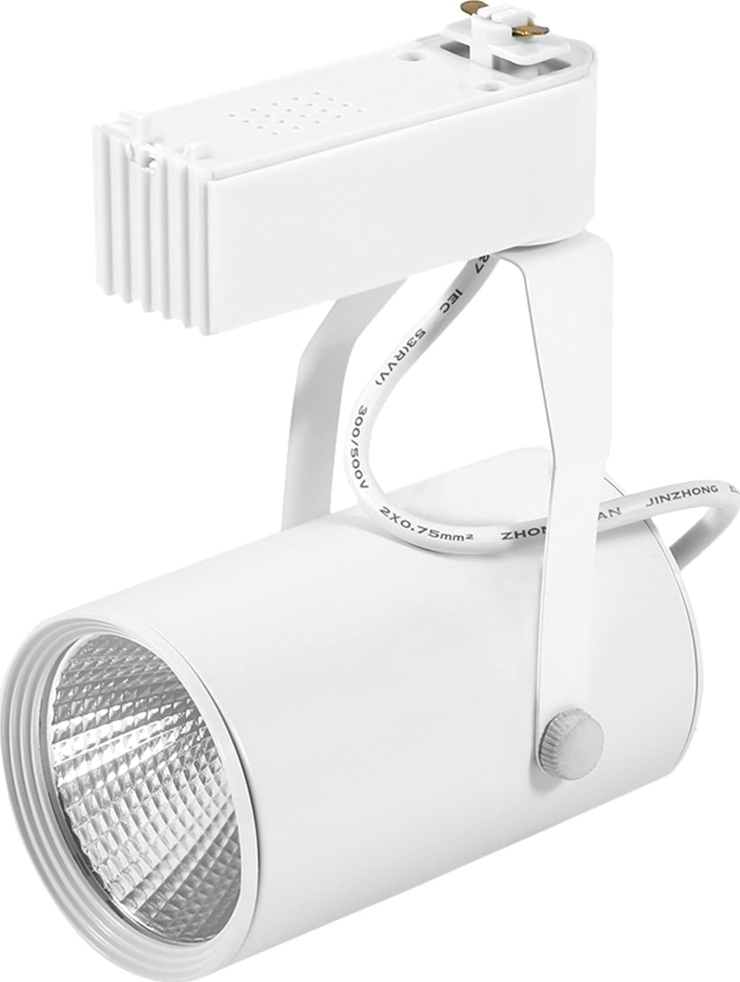 FARO FARETTO COB LED TRACK BINARIO SNODABILE LUCE FREDDA CALDA SOFFITTO 10W 40W - 3