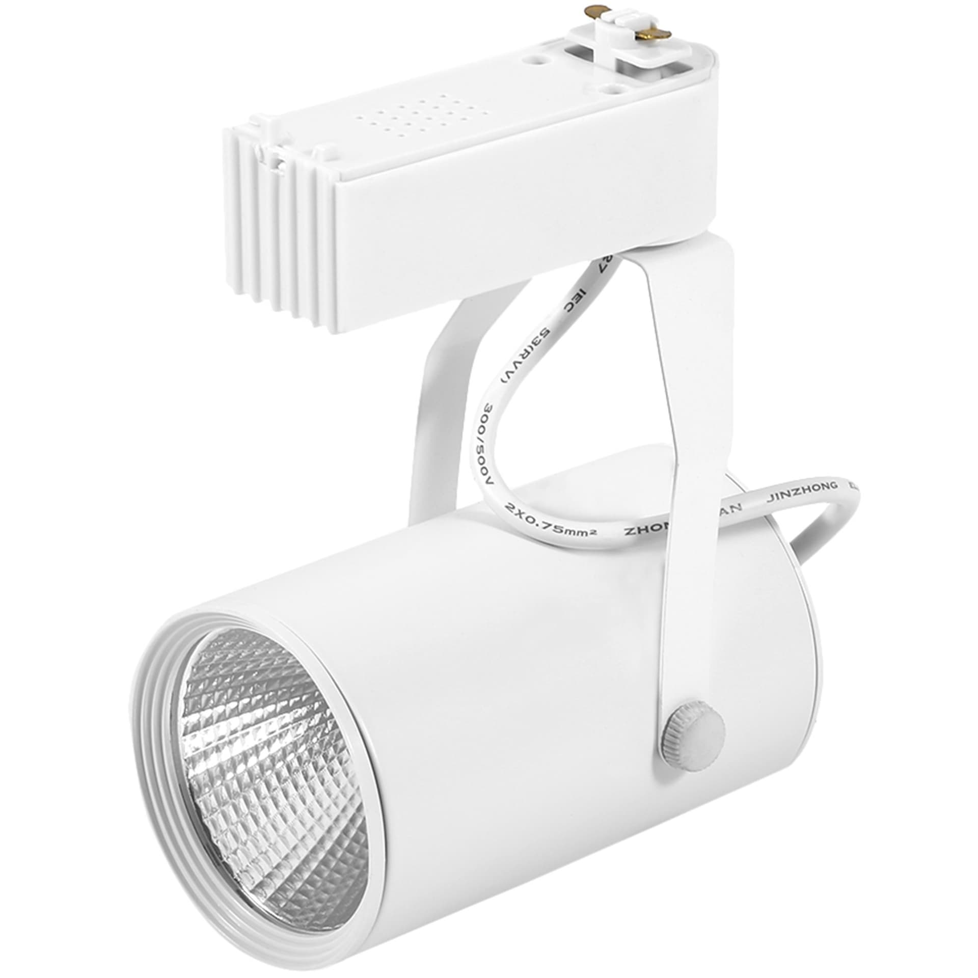 FARO FARETTO COB LED TRACK BINARIO SNODABILE LUCE FREDDA CALDA SOFFITTO 10W 40W - 2