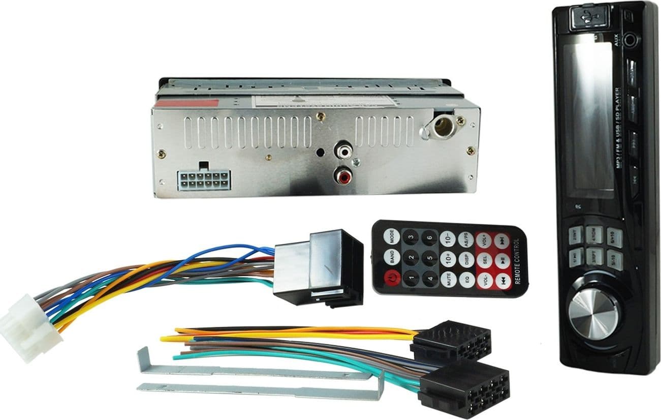 AUTORADIO STEREO FRONTALINO ESTRAIBILE FM MP3 USB SD LCD 25Wx4 DEH-7004 - 2