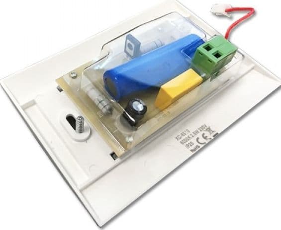 LAMPADA DI EMERGENZA SEGNAPASSI A LED 2,5W DA INCASSO PER CASSETTA SCATOLA 503 - 3