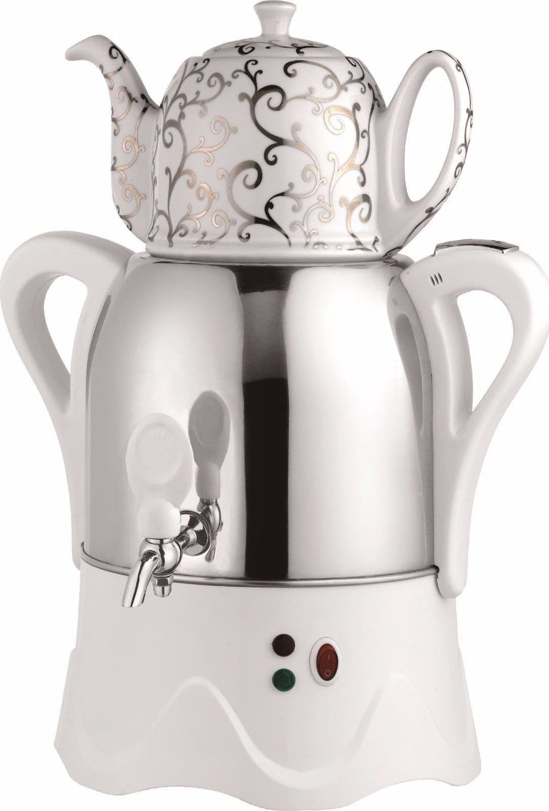 BOLLITORE ROYALTY LINE IN CERAMICA RISCALDA ACQUA TISANE BEVANDE 3,5 + 1 L SAM - 3