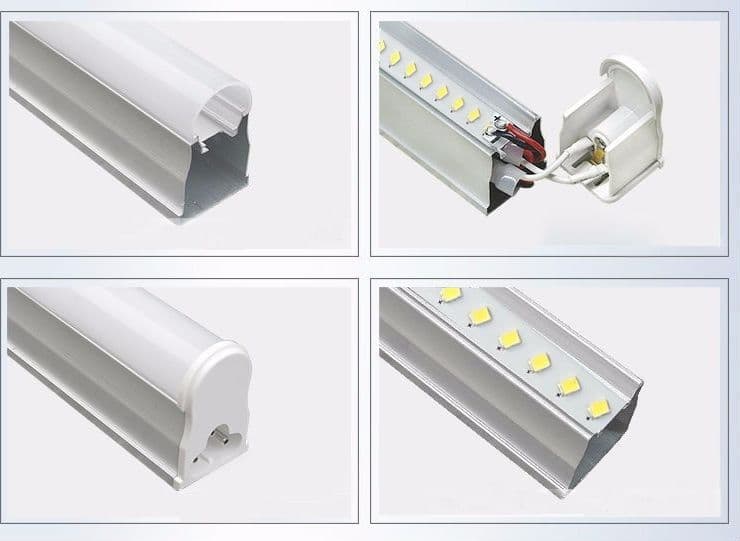 TUBO T5 NEON LED 6 10 15 18 W WATT 30 60 90 120 CM LUCE FREDDA NATURALE CALDA - 11