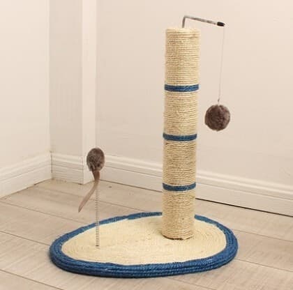 TIRAGRAFFI PER GATTI CORDA CON PALLINA TOPOLINO ALBERO SISAL GATTO TIRA GRAFFI - 7