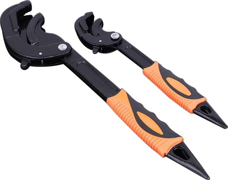 SET 2 CHIAVI A TUBO LEVOCE REGOLABILI MULTIFUONZIONI PROFESSIONALI 260mm 380mm - 7