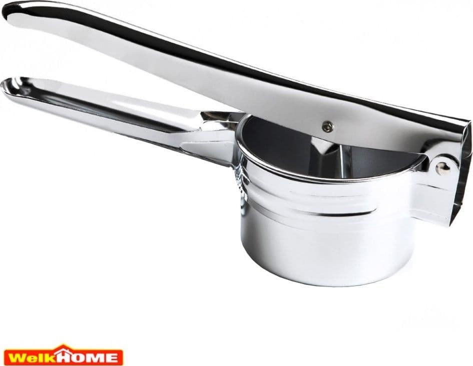 SCHIACCIPATATE A LEVA IN ACCIAIO 27 CM CUCINA CASA STRUMENTI SCHIACCIA PATATE - 2