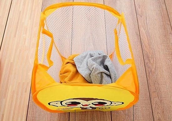 CESTA CESTINO RICHIUDIBILE POPUP SALVASPAZIO PORTA BIANCHHERIA MULTIUSO PER CASA - 6