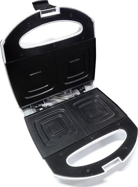 TOSTIERA ELETTRICA DA 750W MACCHINA PIASTRA PER FARE SANDWICH TOAST 3708 DOPPIO - 3
