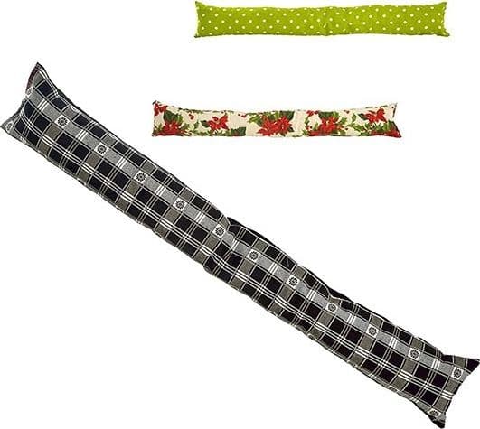 SET 3 PARASPIFFERI PER PORTE E FINESTRE COLORATI DA 130 CM PARAFREDDO ANTIVENTO - 3