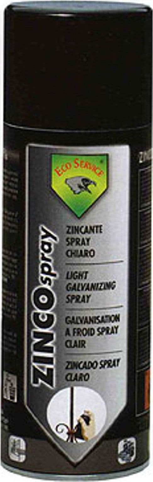 ECO SERVICE ZINCO ALLUMINIO CHIARO A FREDDO AL 98% SPRAY BOMBOLETTA 400 ML - 2