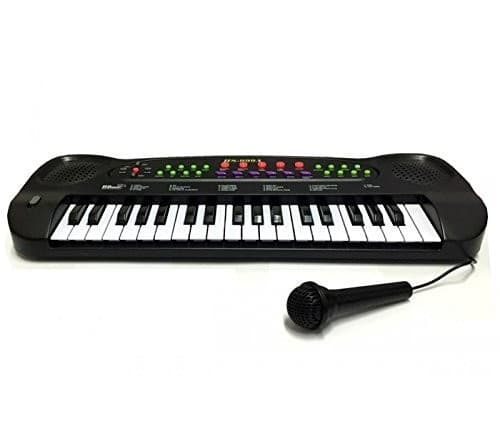 TASTIERA ELETTRONICA GIOCATTOLO CON MICROFONO 22 TASTI CON 8 MELODIE 8 STRUMENTI - 3