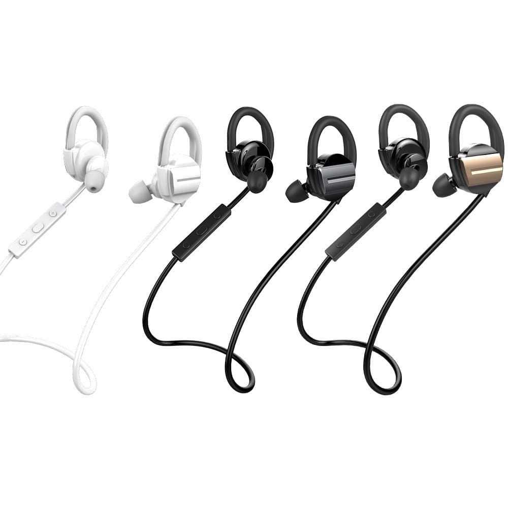 CUFFIE SPORT STEREO AUDIO AURICOLARI BLUETOOTH SENZA FILI SMARTPHONE H3 - 6