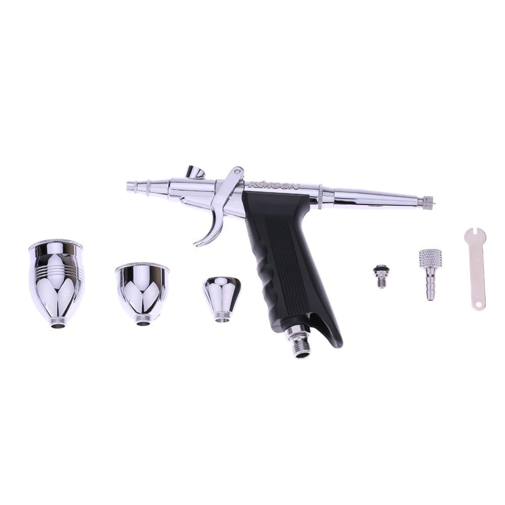 AEROGRAFO DOPPIA AZIONE TRATTO FINE 0,3MM AEROPENNA ARIA COMPRESSA SERBATOI - 12